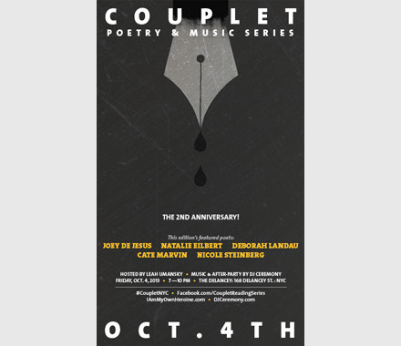 DJ Ceremony spins at Couplet Poetry & Music Series