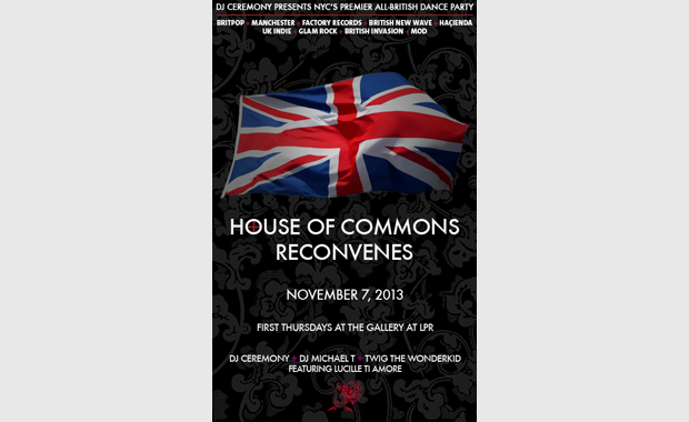 DJ Ceremony: House Of Commons at The Gallery At LPR